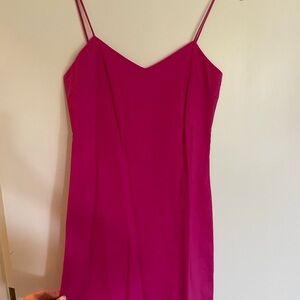 Vintage 90s Theory Spaghetti Strap Dress pink
